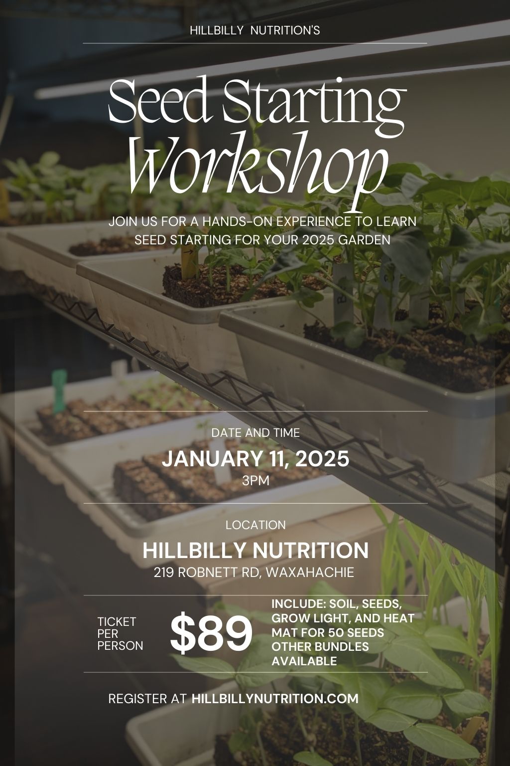 January Gardening Class